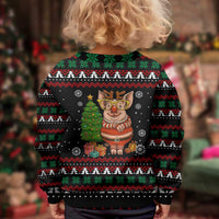 Pig Gorgeous Reindeer Christmas Kid Ugly Christmas Sweater Xmas Holiday Patterns - Wonder Print Shop
