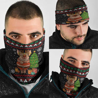 Pig Gorgeous Reindeer Christmas Neck Gaiter Xmas Holiday Patterns - Wonder Print Shop