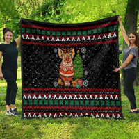 Pig Gorgeous Reindeer Christmas Quilt Xmas Holiday Patterns - Wonder Print Shop
