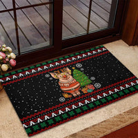 Pig Gorgeous Reindeer Christmas Rubber Doormat Xmas Holiday Patterns - Wonder Print Shop