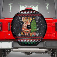 Pig Gorgeous Reindeer Christmas Spare Tire Cover Xmas Holiday Patterns - Wonder Print Shop