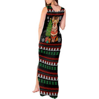 Pig Gorgeous Reindeer Christmas Tank Maxi Dress Xmas Holiday Patterns - Wonder Print Shop
