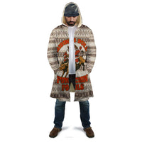 Riding Bulls Punchin Fools Christmas Cloak Xmas Holiday Patterns - Wonder Print Shop