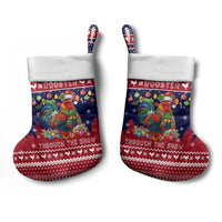 Rooster Through The Snow Christmas Stocking Xmas Holiday Patterns - Wonder Print Shop