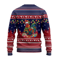 Rooster Through The Snow Christmas Ugly Christmas Sweater Xmas Holiday Patterns - Wonder Print Shop