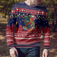 Rooster Through The Snow Christmas Ugly Christmas Sweater Xmas Holiday Patterns - Wonder Print Shop
