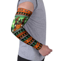 Rottweiler Christmas Arm Sleeves Xmas Holiday Patterns - Wonder Print Shop