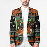 Rottweiler Christmas Blazer Xmas Holiday Patterns - Wonder Print Shop