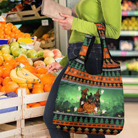 Rottweiler Christmas Grocery Bag Xmas Holiday Patterns - Wonder Print Shop