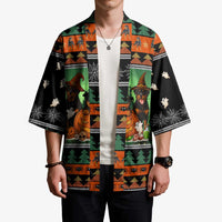 Rottweiler Christmas Kimono Xmas Holiday Patterns - Wonder Print Shop