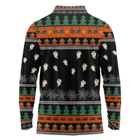 Rottweiler Christmas Long Sleeve Polo Shirt Xmas Holiday Patterns - Wonder Print Shop