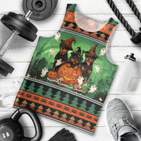Rottweiler Christmas Men Tank Top Xmas Holiday Patterns - Wonder Print Shop