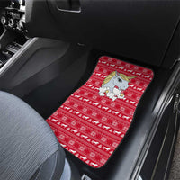 Lovely Unicorn Christmas Car Mats Xmas Holiday Patterns - Wonder Print Shop
