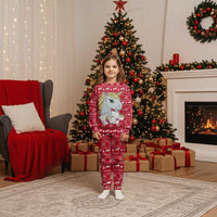 Lovely Unicorn Christmas Pajama Set Xmas Holiday Patterns - Wonder Print Shop