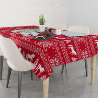 Lovely Unicorn Christmas Tablecloth Xmas Holiday Patterns - Wonder Print Shop