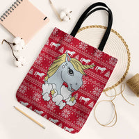 Lovely Unicorn Christmas Tote Bag Xmas Holiday Patterns - Wonder Print Shop