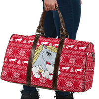 Lovely Unicorn Christmas Travel Bag Xmas Holiday Patterns - Wonder Print Shop