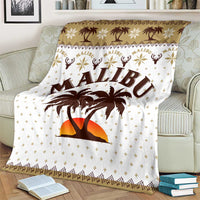 Malibu Christmas Blanket Xmas Holiday Patterns - Wonder Print Shop