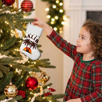 Malibu Christmas Stocking Xmas Holiday Patterns - Wonder Print Shop