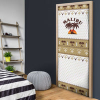 Malibu Christmas Door Cover Xmas Holiday Patterns - Wonder Print Shop