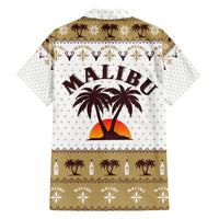 Malibu Christmas Family Matching Off Shoulder Maxi Dress and Hawaiian Shirt Xmas Holiday Patterns - Wonder Print Shop