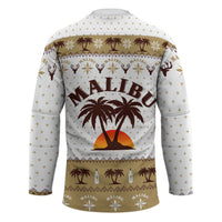 Malibu Christmas Hockey Jersey Xmas Holiday Patterns - Wonder Print Shop