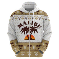 Malibu Christmas Hoodie Xmas Holiday Patterns - Wonder Print Shop