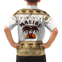 Malibu Christmas Kid Hawaiian Shirt Xmas Holiday Patterns - Wonder Print Shop