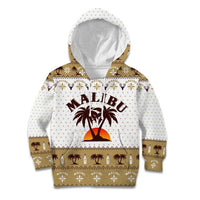 Malibu Christmas Kid Hoodie Xmas Holiday Patterns - Wonder Print Shop