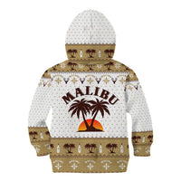 Malibu Christmas Kid Hoodie Xmas Holiday Patterns - Wonder Print Shop
