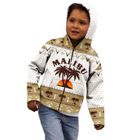 Malibu Christmas Kid Hoodie Xmas Holiday Patterns - Wonder Print Shop