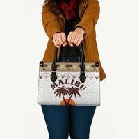 Malibu Christmas Leather Bag Xmas Holiday Patterns - Wonder Print Shop