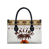 Malibu Christmas Leather Bag Xmas Holiday Patterns - Wonder Print Shop