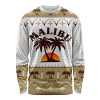 Malibu Christmas Long Sleeve Shirt Xmas Holiday Patterns - Wonder Print Shop
