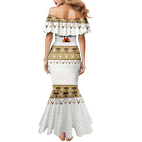 Malibu Christmas Mermaid Dress Xmas Holiday Patterns - Wonder Print Shop