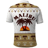 Malibu Christmas Polo Shirt Xmas Holiday Patterns - Wonder Print Shop