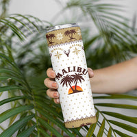 Malibu Christmas Skinny Tumbler Xmas Holiday Patterns - Wonder Print Shop