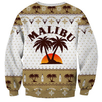 Malibu Christmas Sweatshirt Xmas Holiday Patterns - Wonder Print Shop