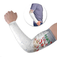 Maltese Peace Love Joy Christmas Arm Sleeves Xmas Holiday Patterns - Wonder Print Shop