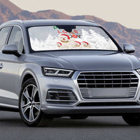 Maltese Peace Love Joy Christmas Auto Sun Shade Xmas Holiday Patterns - Wonder Print Shop