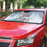 Maltese Peace Love Joy Christmas Auto Sun Shade Xmas Holiday Patterns - Wonder Print Shop