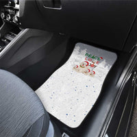 Maltese Peace Love Joy Christmas Car Mats Xmas Holiday Patterns - Wonder Print Shop
