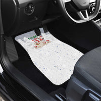 Maltese Peace Love Joy Christmas Car Mats Xmas Holiday Patterns - Wonder Print Shop