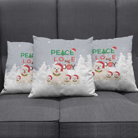Maltese Peace Love Joy Christmas Pillow Cover Xmas Holiday Patterns - Wonder Print Shop