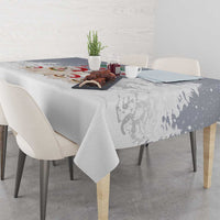 Maltese Peace Love Joy Christmas Tablecloth Xmas Holiday Patterns - Wonder Print Shop