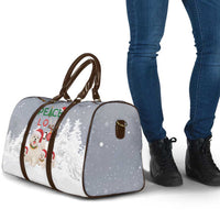 Maltese Peace Love Joy Christmas Travel Bag Xmas Holiday Patterns - Wonder Print Shop