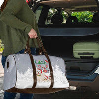 Maltese Peace Love Joy Christmas Travel Bag Xmas Holiday Patterns - Wonder Print Shop