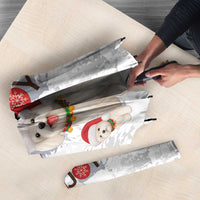 Maltese Peace Love Joy Christmas Umbrella Xmas Holiday Patterns - Wonder Print Shop