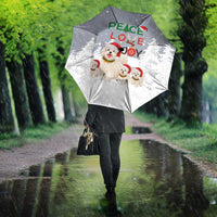 Maltese Peace Love Joy Christmas Umbrella Xmas Holiday Patterns - Wonder Print Shop