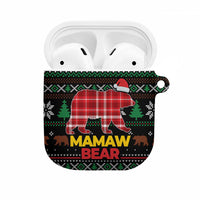 Mamaw Bear Christmas AirPods Case Xmas Holiday Patterns - Wonder Print Shop